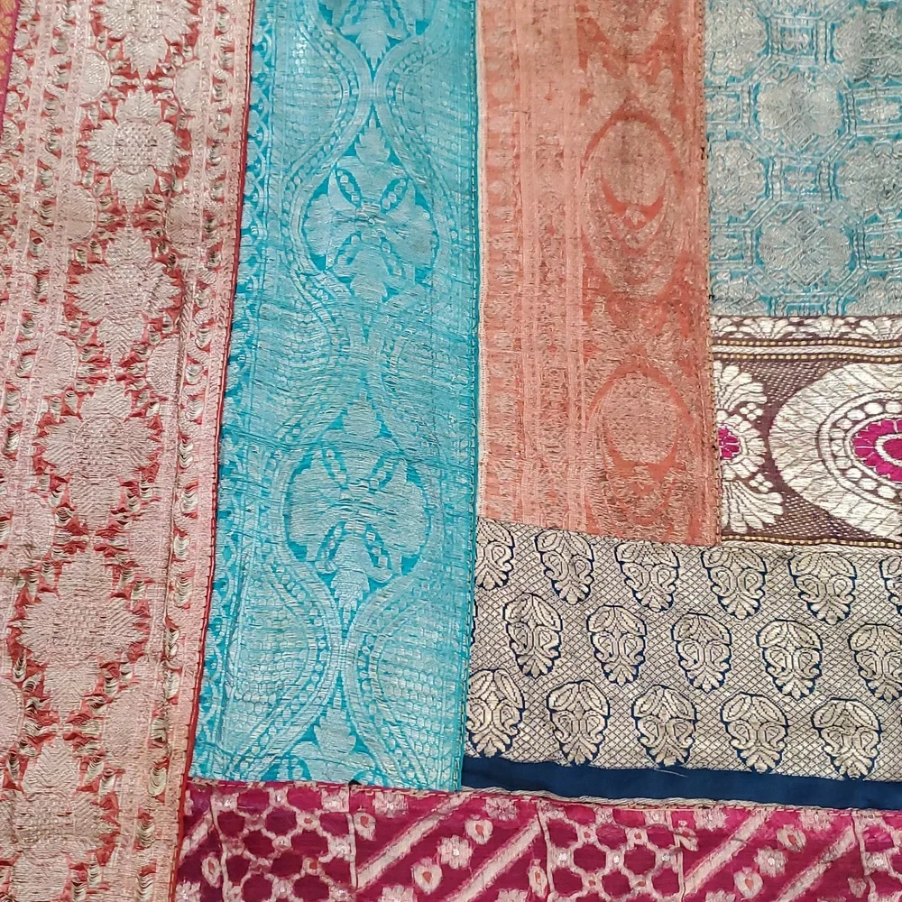 Pier 1 Imports Sari Throw with Metallic Accents. - Picture 5 of 8